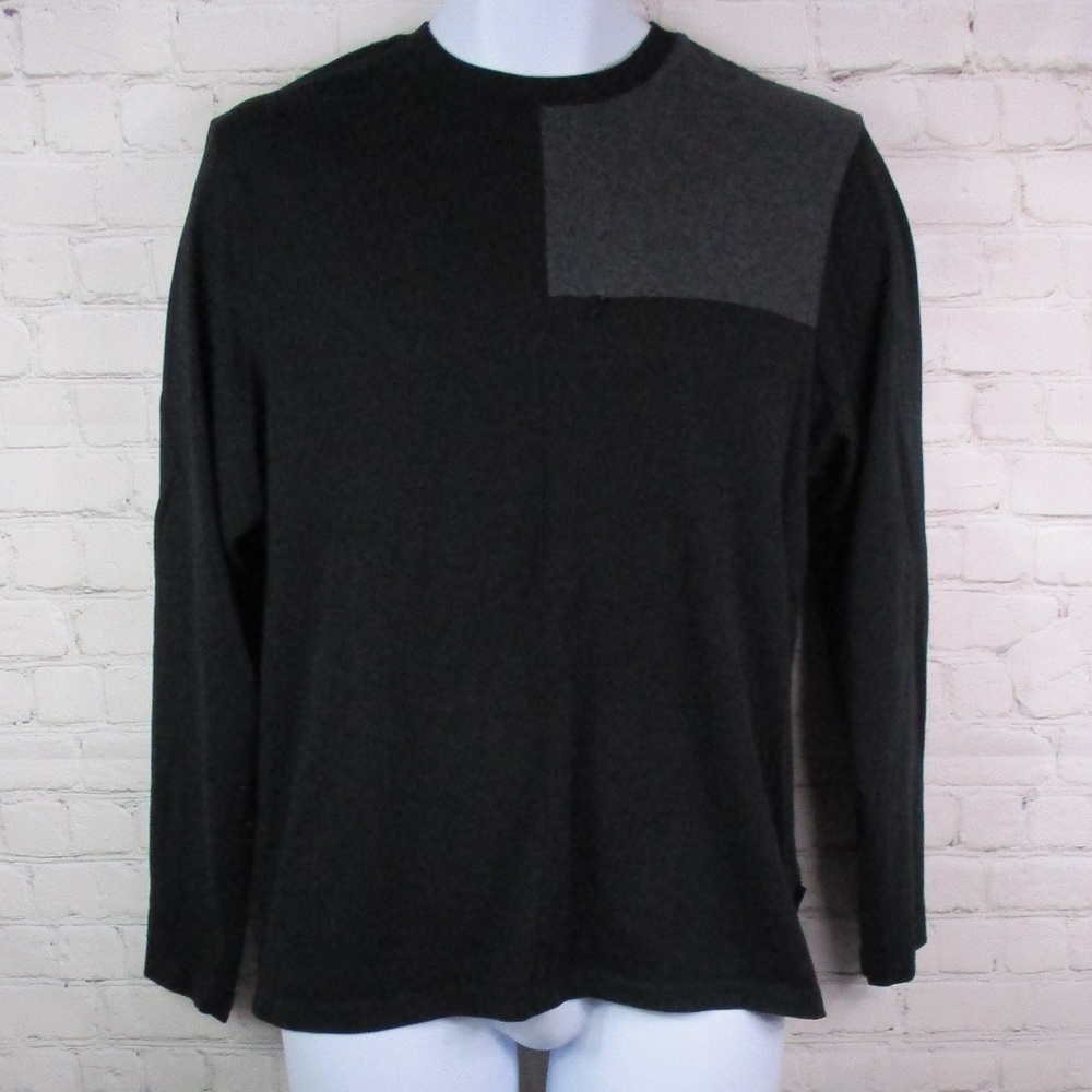 DKNY Long Sleeve Zippered Pocket Shirt